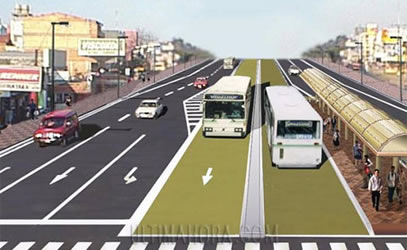 Desenho do 1º Corredor de BRT para a Área Metropolitana de Assunção – Paraguai